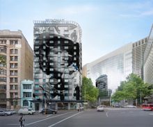 The Club Wyndham Sydney building on the edge of Surry Hills will feature one of Australia's largest murals 