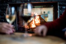 Winter fire at the Scarlet