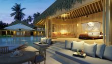 One of nine bedroom residence at Soneva Fushi