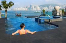 InterContinental Hong Kong - Infinity Spa Pools overlooking Victoria Harbour