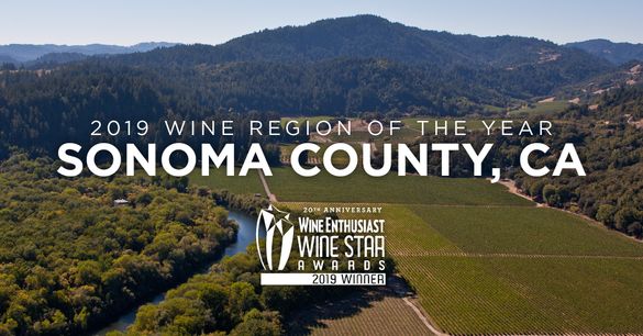 Sonoma County 2019 Wine Region of the Year