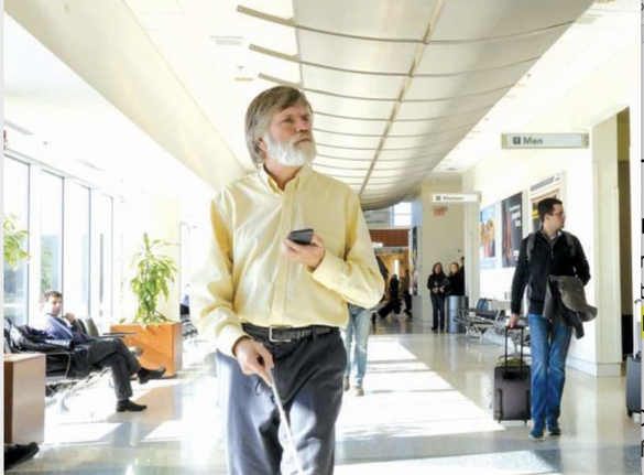 Navigating the Airport with Vision Loss