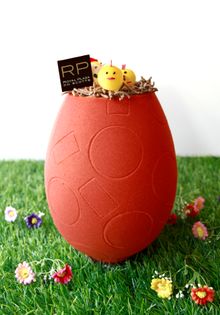 Easter Chocolate Egg, Gourmet Carousel, Royal Plaza on Scotts