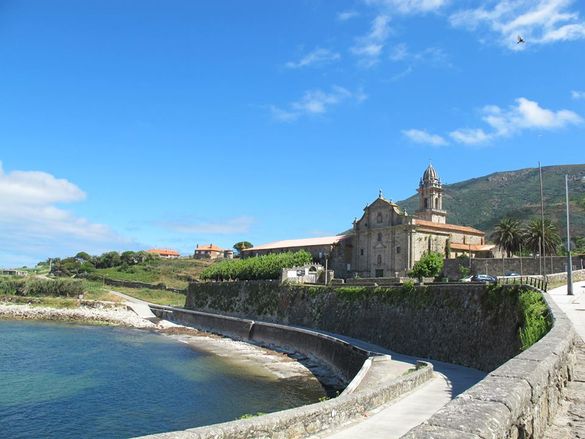 Oia Monastery, in Pontevedra, along the Portuguese Coastal Camino