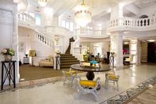 The Grade II listed lobby of the St Ermin's Hotel, Westminster, London