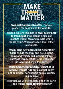 Make Travel Matter Pledge