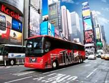 TMZ Tour NYC - driving through Times Square