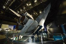 Anticipating that guests will have a hard time taking their eyes off the majestic Atlantis spacecraft, the Space Shuttle Atlanti