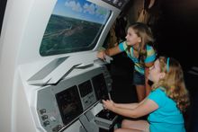 Guests of all ages can “be the astronaut” at Kennedy Space Center Visitor Complex’s new Space Shuttle AtlantisSM attraction. The