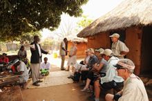 Community involvement on safari