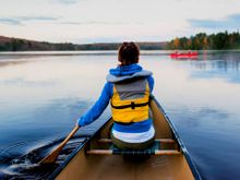 Paddling in Ontario, Canada