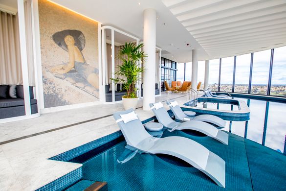 The rooftop pool at Hotel Chadstone Melbourne, by MGallery