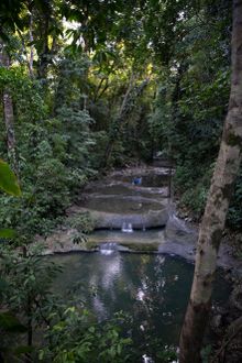 Seven Altars Waterfall in Guatemala
