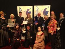 CIE Tours Accepting their Award