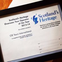 CIE Tours Award