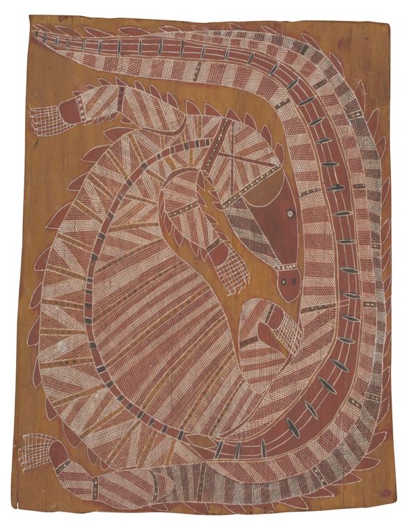 YIRAWALA, Totemic Crocodile, 1965