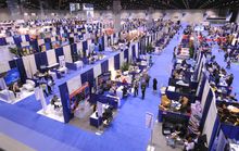 A view of the marketplace floor at International Pow Wow 2010.