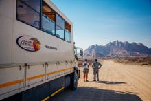 Acacia Africa overland truck, Spitzkoppe