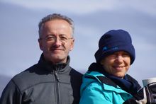 Andrew Denton and Jennifer Byrne