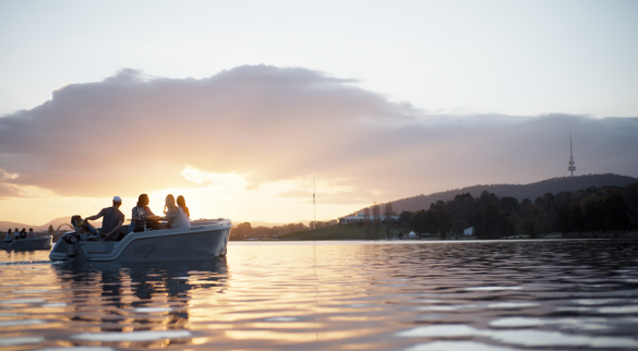 One Big Perfect Little Moment - GoBoating on Lake Burley Griffin