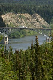 Teslin Bridge on Alaska Highway