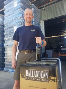 Winemaker Dylan Rhymer  of Qlds Oldest family owned winery Ballandean Estate Wines