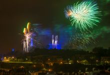 Edinburgh Hogmanay on Calton Hill