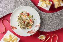 Rech by Alain Ducasse- New Year's Eve Dish - Steamed line-caught turbot, shellfish-fennel-caviar