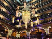 The Brown Palace is a festive place to spend the holidays. 