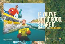 'Come live our Philausophy' campaign creative_Bruny Island TAS