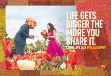 'Come live our Philausophy' campaign creative_Floriade ACT