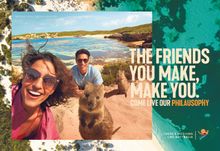 'Come live our Philausophy' campaign creative_Rottnest Island WA