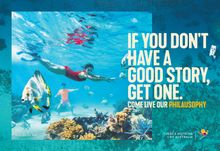 'Come live our Philausophy' campaign creative_Great Barrier Reef QLD