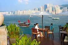 Pool Terrace at InterContinental Hong Kong (overlooking Victoria Harbour)
