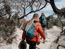 Freycinet Walking Tour - crossing the Isthmus Track