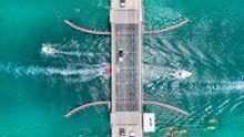 Bridge over the intracoastal waterway in Palm Beach, Florida