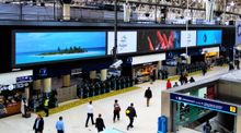Vibrant Maldives advertising also appeared at the digital screen situated inside Waterloo train station.