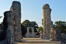 Abbey of St Edmund, Bury St Edmunds, Suffolk celebrating its 1000th anniversary in 2020 