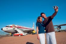 1_Travellers at Qantas Founders Museum Longreach