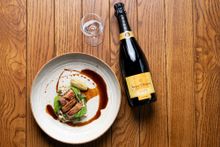 Wood Fire Lamb Rump with Veuve