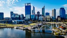 Elizabeth Quay, Perth Skyline
