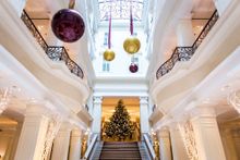 Lobby at Corinthia Budapest 