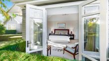 Bedroom with Garden Views