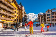 Ski to the shops