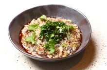 Soul-comforting foods like the vegan-friendly VEDA New World Congee (HK/88) made with brown rice and quinoa, shiitake, finished with spicy oil and kale chips must not be missed. 