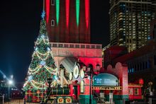 A spectacular tree was unveiled at The Venetian Macao’s lagoon area, alongside enchanting winter wonderland decorations, including a Christmas train featuring Santa and his grotto.