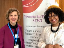 Alessandra Alonso with Eulanda Shead Osagiede, the Executive Director of BAME Women in Travel (CIC).