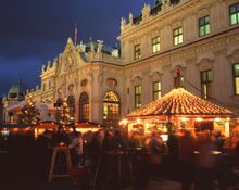 Christmas Market Belvedere Palace 