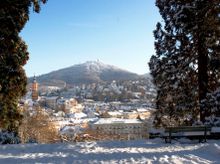 Winterly view Baden-Baden
