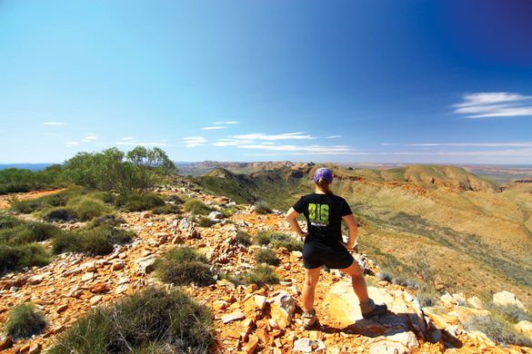 Breathtaking scenery on the Larapinta Trail Breathtaking scenery on the Larapinta Trail